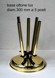 art-298 base diam. 300 ottone lux a 5 posti per aste diam. 22 mm.jpg